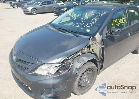 2012 Toyota Corolla Le z USA, uszkodzony, nr VIN 5YFBU4EE5CP070905